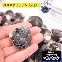 【ふるさと納税】冷凍 やまとしじみ 大玉 3パック 1パック350g～400g