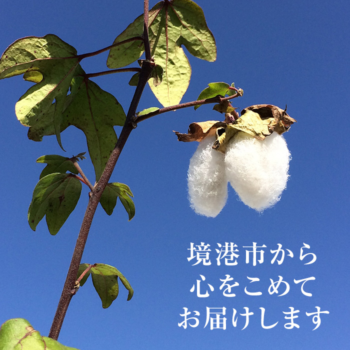 伯州綿タオルセット(白・グレー/各1枚)【sm-BJ001】【境港市農業公社】