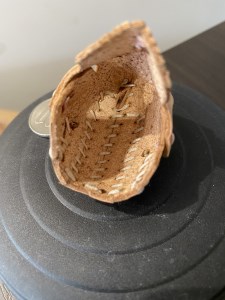 a12-157　牛革 Skull キーリング