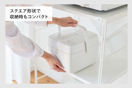 はやくておいしい3合IH炊飯器 ホワイト (RM-D793W)