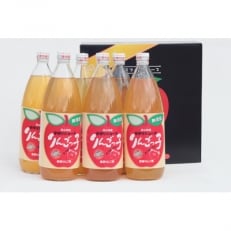 羽山りんごジュース　無添加　果汁100%(ふじ)　1000ml　6本セット