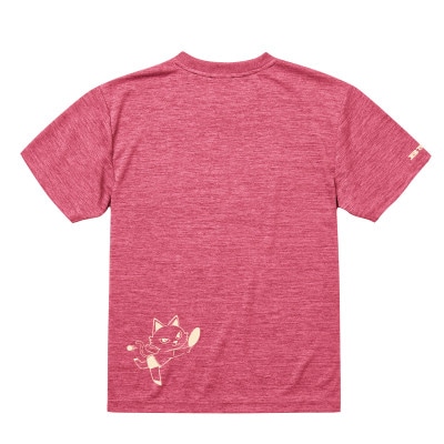 JTTA公認　卓球ユニフォーム【男女兼用(ドライ):XLサイズ】ねこ　ピンク【配送不可地域：離島】【1514518】