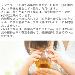 酵素パパイヤ美容茶 100g 1袋/ すわファーム お茶 [91-06]