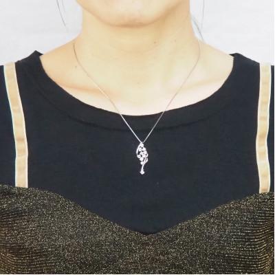 ふるさと納税 山梨県 プラチナ 1.0ctダイヤモンド　ネックレス　HH018747 |  | 03