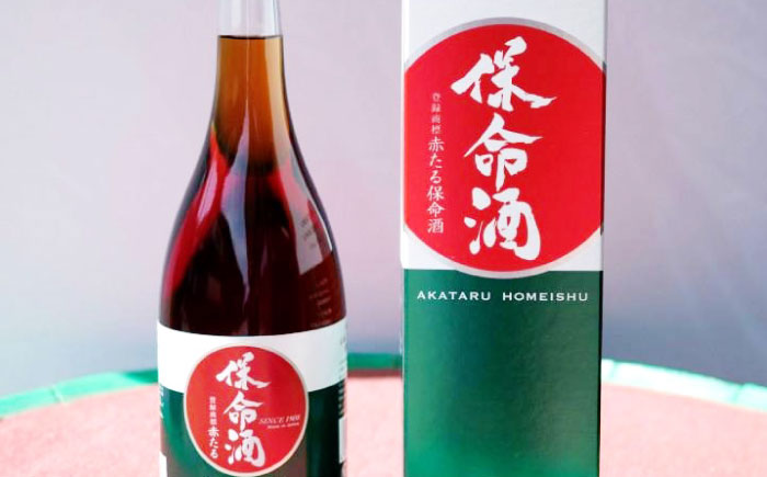 お酒 赤たる保命酒　緑ラベル 720ml 広島県福山市/八田保命酒舗 お酒 さけ 養命酒 漢方酒 漢方 ハーブ 酒 [BAET002]