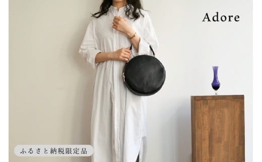 【horii.】 ラウンドバッグ "アドレ"  (147-3) PAGOT 本革 レザーバッグ レディースバッグ ショルダー ポシェット 受注生産