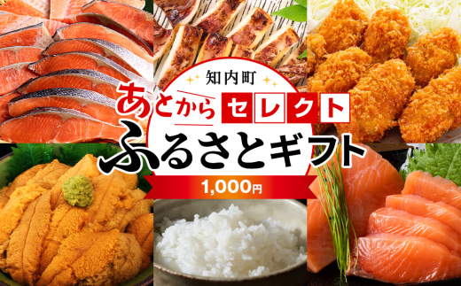 あとからセレクト 【ふるさとギフト】《1,000円分》