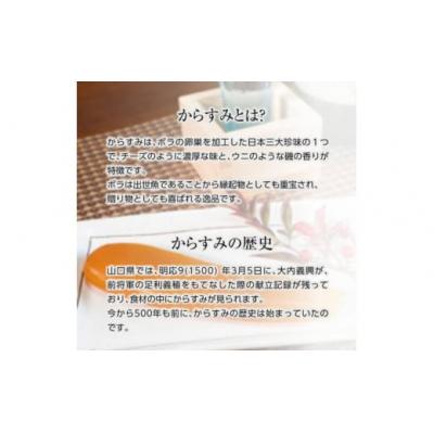 ふるさと納税 山口市 国産生造り本からすみ:お試しパック E134 |  | 01