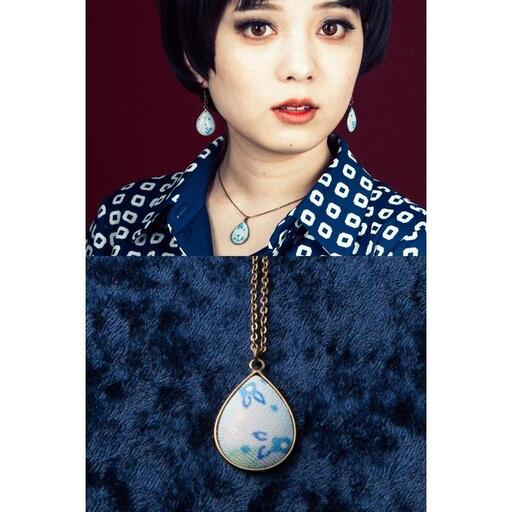 【福岡市返礼品】昭和ビンテージ しずくペンダント