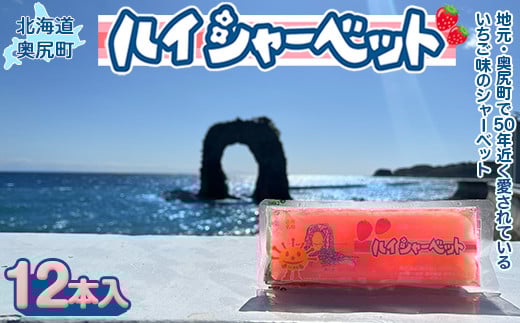 
元祖 奥尻スイーツ　「ハイシャーベット」（12本入り）
