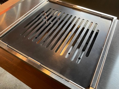 a15-590　アウトドア BBQ Mt.SUMIパーフェクトグリルスクエア用鉄板