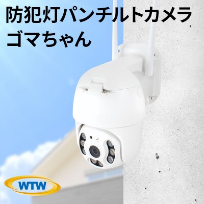 Wi-Fi 監視・防犯カメラ 屋外 パンチルトカメラ ゴマちゃん WTW-IPWDS1373