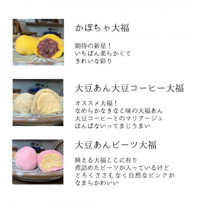 【北海道上川町】もちごやマム 手づくり大福ギフトボックス 6種類12個入り【配送不可地域：離島】【1611253】