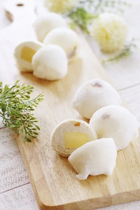 天使のプリン福 ３種の12個セット (プレーン4個、栗4個、抹茶4個) │ プリン 大福 和菓子 生菓子 洋菓子 おやつ デザート 信州 長野県 松本市 国産 ふるさと納税