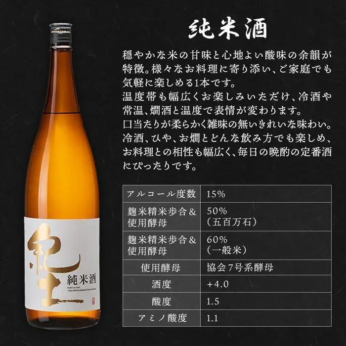 紀土 純米・純米吟醸・純米大吟醸酒 720ml 3本セット ［Hw6］］日本酒 にほんしゅ
