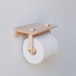 Teha’amana Toilet paper holder テハマナ トイレットペーパーホルダー ブナ ブラック 革 皮 雑貨 おしゃれ レザー 本革 こだわりの逸品 地域特産品 ギフト 自分用 人気 おすすめ