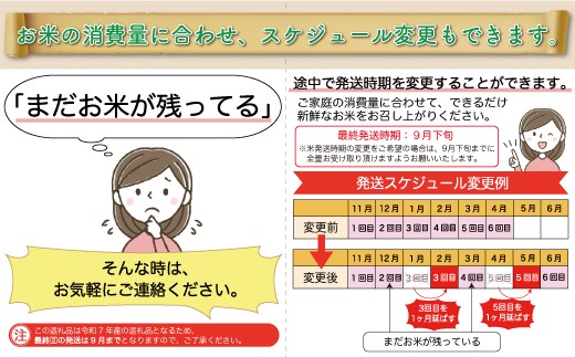 ＜令和8年産米＞ 令和9年2月下旬より発送  雪若丸【白米】60kg定期便(10kg×6回） 山形県鮭川村 