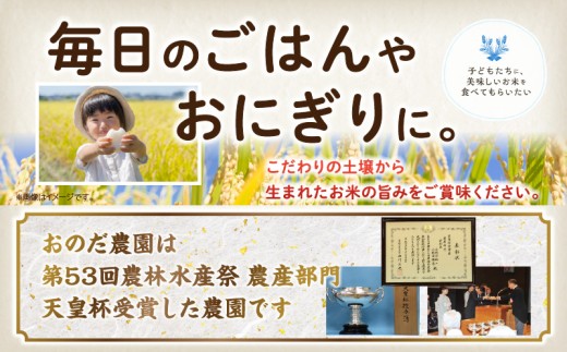 【令和7年産】おのださんちのハッピー米(あいちのかおり)玄米10kg（5kg×2袋）・O012-27