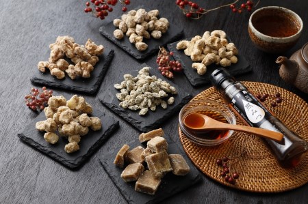 純黒糖・黒みつ・黒糖菓子5種詰合せ　B-⑯