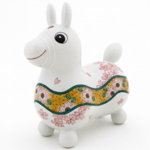 【RODY×九谷焼】九谷焼置物ロディ「吉田屋桜文」 ロディ 陶器 陶磁器 九谷焼