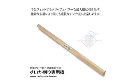 日本すいか割り推進協会公認「すいか割り専用棒（子ども用）」 HNNM007