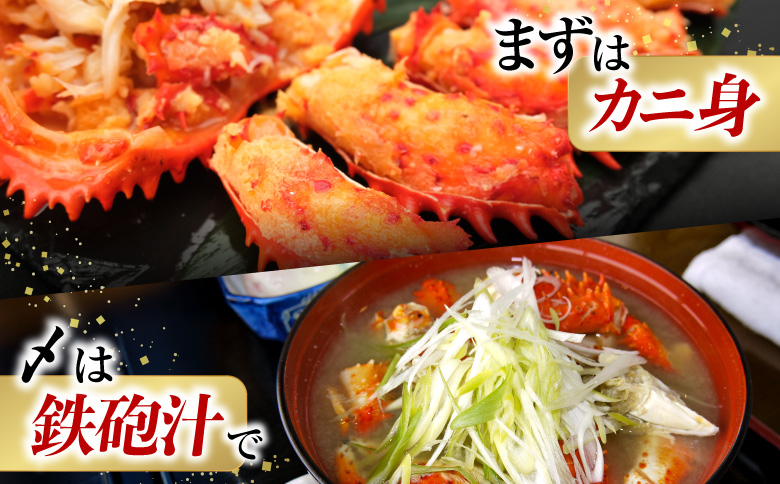 【北海道根室産】花咲かに500g前後～650g前後×1尾 A-76029