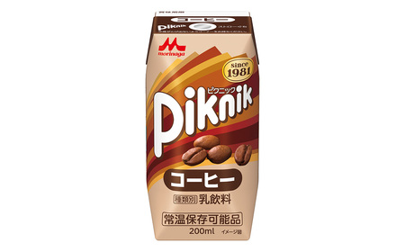 No.196 森永 ピクニック コーヒー 200ml×24本 森永乳業