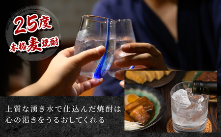 【毎月数量限定】本格焼酎麦作鬼ころし 4本セット ( 900ml×4本)_K050-008