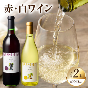 小牧ワイナリ― 赤・白ワイン２本セット（小牧産ぶどう100％使用）  軽口 ワイン 葡萄 ぶどう ブドウ ヤマ・ソービニオン ローズ・シオター 国産 酒 飲料 アルコール ギフト 贈り物 贈答 ワイン飲み比べ ワインセット [026A10]