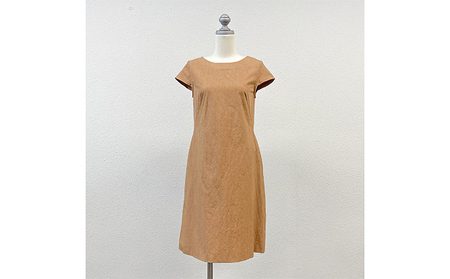 【遠州織物】武襯衣コットンキャップワンピース　フリーサイズ 6色 赤茶