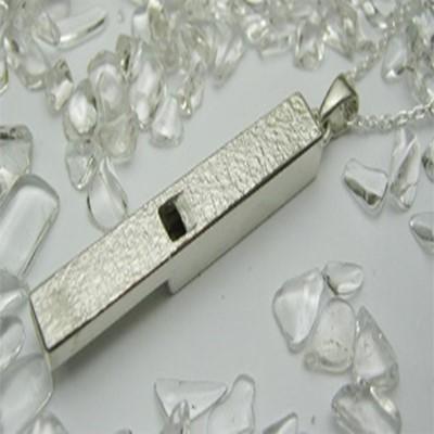 ふるさと納税 館山市 銀の笛　ペンダント　(チェーン付き・シルバー) |  | 01