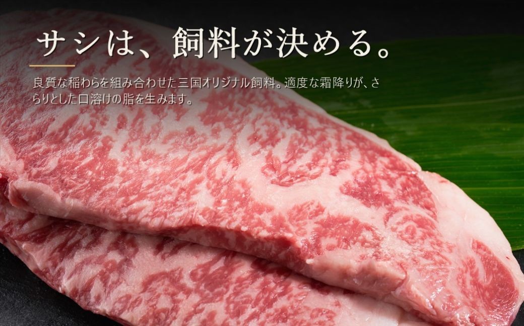 一頭一頭丹念に育て上げた『三国の越後牛』