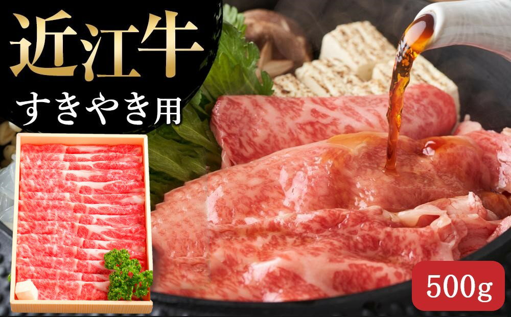 【ふるさと納税】 【近江牛 すき焼き用(肩ロース500g)】 肉 牛肉 すき焼き すきやき ブランド牛 三大和牛 和牛 黒毛和牛 贈り物 ギフト プレゼント 滋賀県 竜王