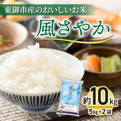 ふるさと納税 東御市 【R7年産新米】東御市産おいしいお米「風さやか」約10kg