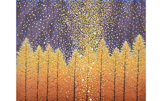 「きらめき」【 版画 額付 小川手漉和紙 小暮真望 東松山 埼玉県 】