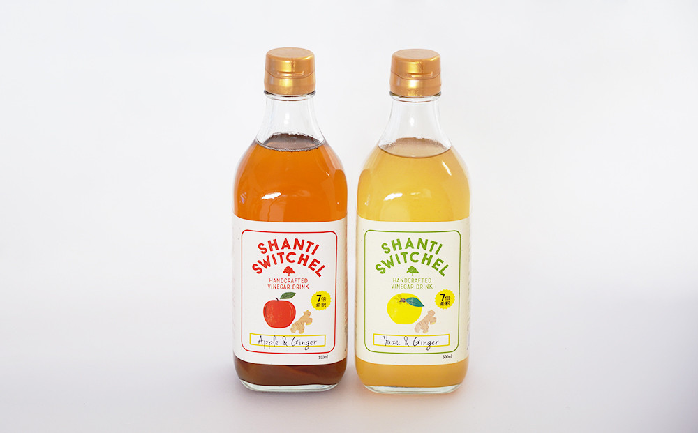 
スウィッチェル（Apple&Ginger・Yuzu&Ginger 各1本）500ml 2本セット
