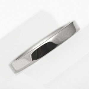 純チタン平打リング (幅2.5mm) 11号 | アクセサリー リング