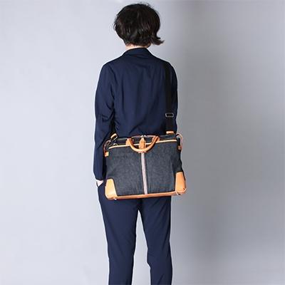ふるさと納税 豊岡市 豊岡鞄　craftsmanship　tradicion ブリーフ(ネイビー) |  | 02