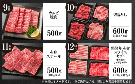 《定期便》全12回 飛騨牛 ざんまい（ステーキ /焼肉 / すき焼き/切り落とし/ブロック）[飛騨高山ミート] | 冷凍真空パック 肉 お肉 すきやき 黒毛和牛 和牛 人気 おすすめ 牛肉[MZ106
