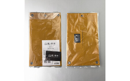 香川県産 丈夫でやさしい綿の手触り 帆布のティッシュ＆ペーパータオルケース ブラック、１点