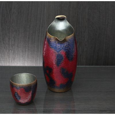 ふるさと納税 弥彦村 百年物語 銅製 茜色-錦-ちろり 手作り 日本酒　冷酒　酒器　伝統 贈答品 新潟県 弥彦村 |  | 01