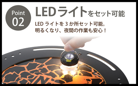IGNITE LOGO CHABU-DAI　ライトブルー  [E-024045_02_FM] / NATURE TONES キャンプ用品 キャンプテーブル キャンプ アウトドア バーベキュー フェス 
