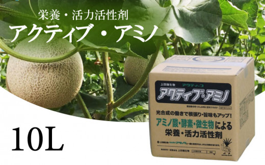 
送料無料 活性剤 10L 1袋 「アクティブアミノ」 花 野菜 栄養剤 活力剤 須崎 高知 UB010
