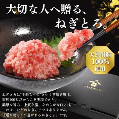 ふるさと納税 焼津市 天然 海のダイヤ 南鮪 ネギトロ 約100g×10(a30-269) |  | 01