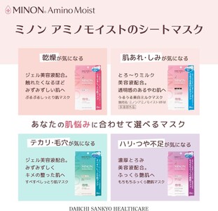 ミノンアミノモイストエイジング艶肌マスク４枚入２個(８枚)セット