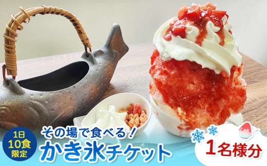 
                  【蔵王の湧き水を凍らせて、48時間】その場で食べる！かき氷チケット（1名様分） | 賞味期限 10分 かき氷 氷菓 デザート スイーツ 食事券 チケット 旅行 観光 蔵王 湧き水 カキ氷 宮城県 白石市 白石【520004】
                