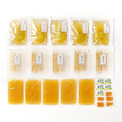 ふるさと納税 新温泉町 湯葉どんぶりの素(5食)と甘えび新丈椀(5食)セット