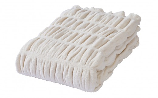 ハグウォームの掛け毛布　S（シングル）　アイボリー