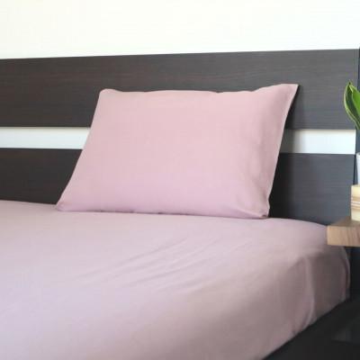 ふるさと納税 泉佐野市 【tissudecoton/ダブルガーゼ】SGフラットシーツ&ピローケース(くすみ桜)015B253 |  | 01