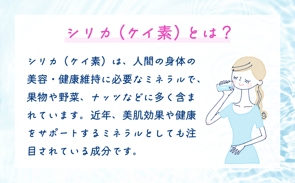 【数量限定】【3ヶ月定期便】天然 水 シリカ 525ml × 40本 ＜